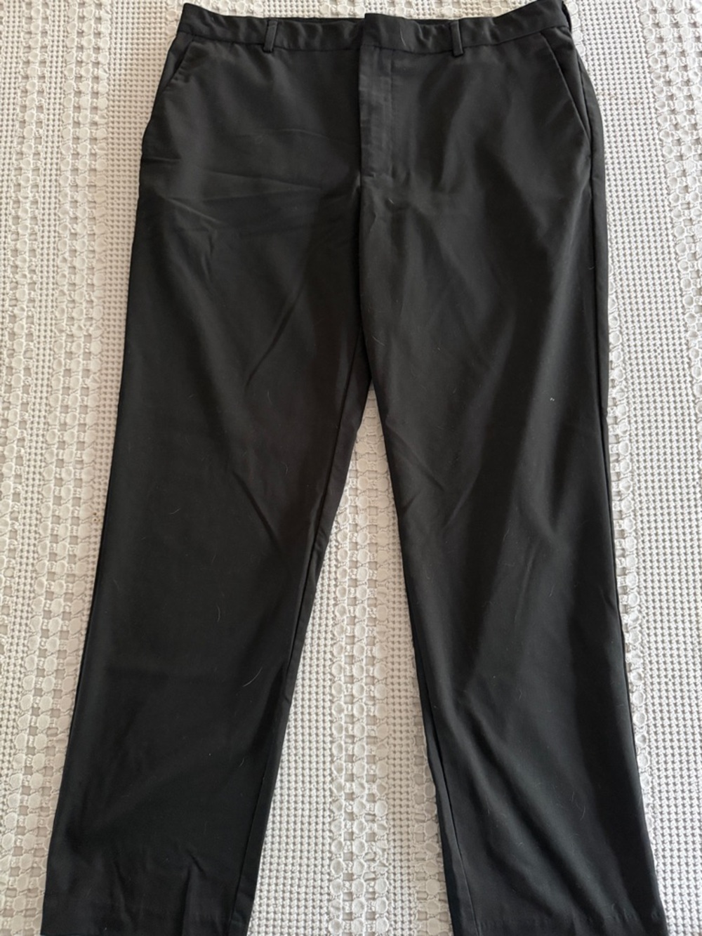 Van Heusen Black Men's Dress Trousers
